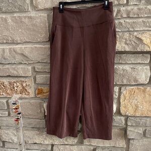 Athleta Deep Brown Wide Leg Pants